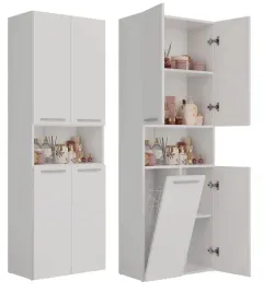 szafka-regal-slupek-nel-dk-1k-kosz-60cm-biel