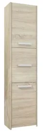 szafka-lazienkowa-regal-slupek-30cm-3-drzwi-sonoma