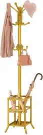 wieszak-na-ubrania-stojacy-12-haczykow-185-cm-zloty-z-uchwytem-na-parasol