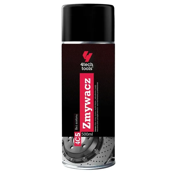 Zmywacz Do Hamulców Odtłuszczacz Do Tarcz 500ml PL 4tech 4techtools
