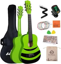 gitara-dla-dzieci-klasyczna-rozmiar-1-4-adm-zielona-pszczola