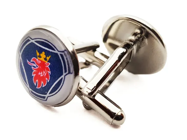 Spinki do Mankietów dla kierowcy TIR Ciężarówki Scania