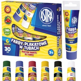farby-plakatowe-w-tubach-tubkach-szkolne-duze-astra-6-kolorow-x-30-ml