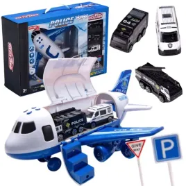 woopie-samolot-rozkladany-transporter-policja-z-3-autami-policyjnymi-zestaw