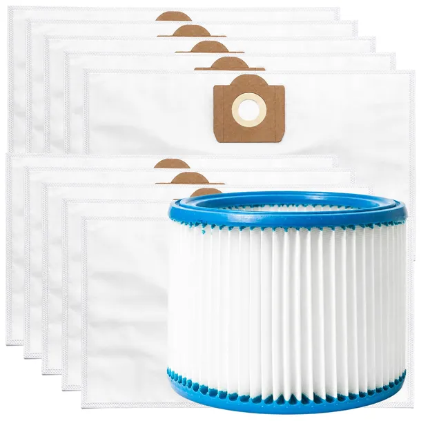 10x worki+filtr do odkurzacza Makita VC2512L VC3511L Bosch GAS 15 20