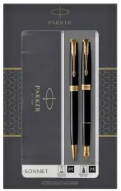 parker-sonnet-pioro-i-dlugopis-black-gt-czarny-ze-zlotymi-zestaw-prezentowy