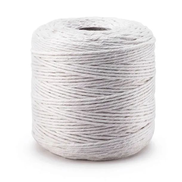Sznurek bawełniany do makramy 2 mm 500 g biały (naturalny) DALPRINT