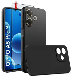 etui-czarne-matowe-silikon-slim-do-oppo-a5-pro-5g-szklo-9h