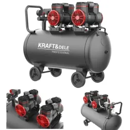 kompresor-100l-cichy-bezolejowy-4-tloki-2-pompy-sprezarka-230v