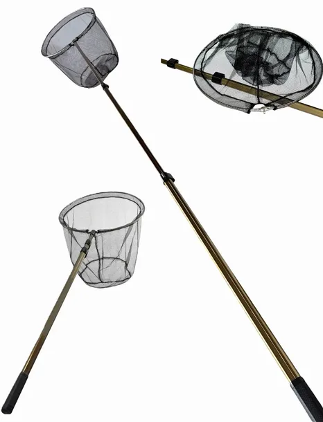 DŁUGI PODBIERAK WĘDKARSKI TELESKOP TELESKOPOWY ALUMINIOWY 335cm KOSZ 50cm