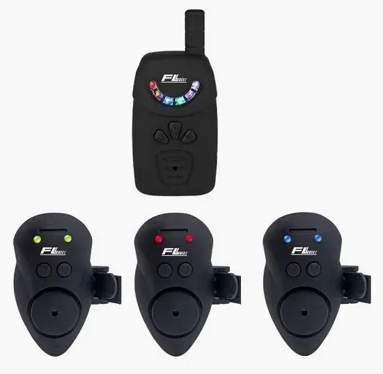 ZESTAW SYGNALIZATOR WODOODPORNY WSTRZĄSOWE SUMOWE LED+ CENTRALKA+ ETUI 3+1