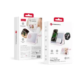 forcell-f-energy-mag-mirror-3-in-1-15w-ladowarka-indukcyjna-z-kompatybilna-z-magsafe-apple-watch-samsung-watch-airpods-rozowa