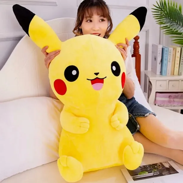 MEGA DUŻY POKEMON PIKACHU PIKACZU PRZYTULANKA PLUSZOWA PLUSZAK MISIEK 80cm