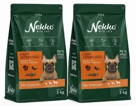 nekko-lightandsterilised-grain-free-indyk-kaczka-2x2kg