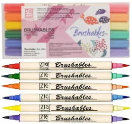 pisak-marker-pedzelkowy-brush-pen-do-kaligrafii-zestaw-zig-kuretake-6-kol