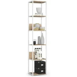 regal-do-pokoju-loft-6-polek-raven-40x32x192-cm-bialy-dab-sonoma-mat