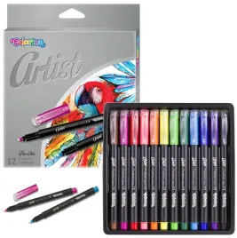 cienkopisy-pisaki-mazaki-flamastry-do-rysowania-colorino-12-kolorow