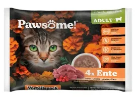 pawsome-adult-ente-kaczka-saszetki-4x85g