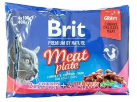brit-premium-cat-adult-meat-plate-saszetki-4x100g