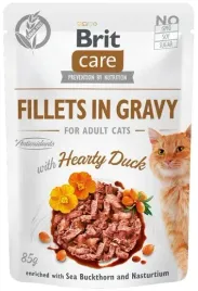 brit-care-cat-fillets-in-gravy-hearty-duck-saszetka-85g