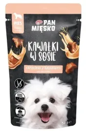 pan-miesko-karma-mokra-dla-psa-cielecina-z-krolikiem-kawalki-w-sosie-sasz