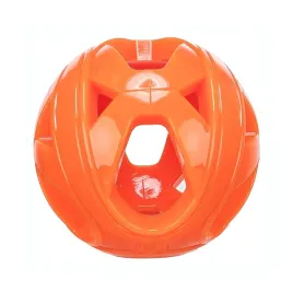 pilka-z-otworami-zabawka-dla-psa-tpe-pomaranczowa-6cm