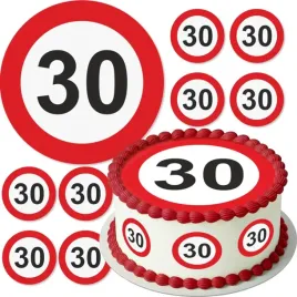 dekoracja-tortu-oplatek-traffic-birthday-30-20-cm-1-8-szt