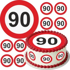 dekoracja-tortu-oplatek-traffic-birthday-90-20-cm-1-8-szt