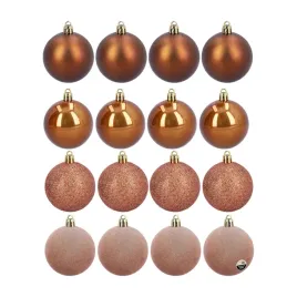 bombki-choinkowe-16-sztuk-5-cm-brazowe-nietlukace-mat-brokat-polysk-welur