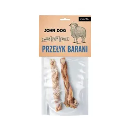 john-dog-naturalny-suszony-gryzak-dla-psa-przelyk-barani-pleciony-2-szt
