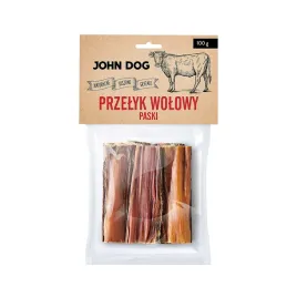 john-dog-suszony-gryzak-dla-psa-naturalny-przelyk-wolowy-paski-100-g