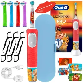 szczoteczka-elektryczna-dla-dzieci-oral-b-vitality-pro-d103-krol-lew-zestaw
