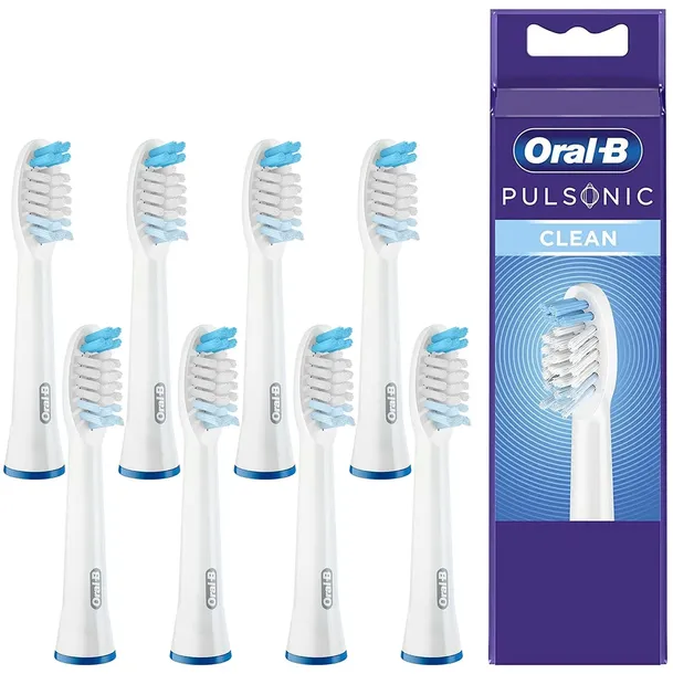 KOŃCÓWKI DO SZCZOTECZKI SONICZNEJ ORAL-B PULSONIC CLEAN 8-PAK