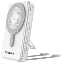 powerbank-verbatim-10000mah-magsafe-watch-stand-2x-kabel-usb-c-wyswietlacz