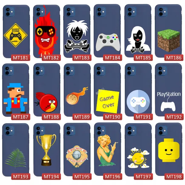 etui-matt-granat-case-do-iphone-12-mini-wzory-stan-nowy-kolor-granatowy