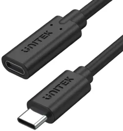 przedluzacz-unitek-c14086bk-usb-c-10gbps-4k-pd-100w-50cm