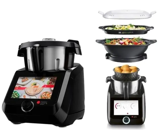 LIDLOMIX Robot kuchenny Monsieur Cuisine Smart 8 1200W CZARNY SilverCrest