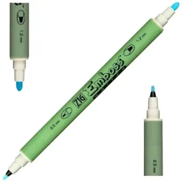pisak-marker-dwustronny-z-tuszem-do-embossingu-kaligrafii-zig-kuretake