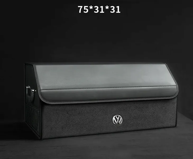 Skórzany organizer do bagażnika logo Volkswagen 75 × 31 × 31
