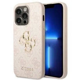 guess-guhcp14l4gmgpi-iphone-14-pro-61-rozowy-pink-hardcase-4g-big-metal-l