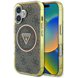 etui-guess-iml-metal-4g-circle-triangle-magsafe-do-iphone-16-brazowy