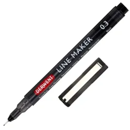 cienkopis-kreslarski-pisak-marker-do-kaligrafii-line-maker-derwent-03-mm