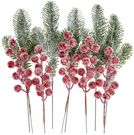 szronione-galazki-na-druciku-sztuczne-na-stroik-dpcraft-26-cm-10-szt-sosna