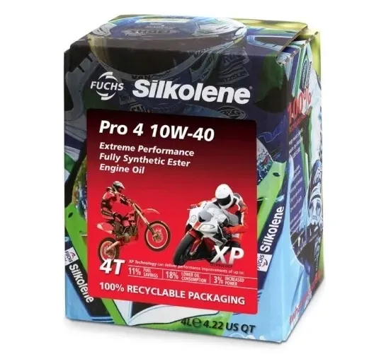 OLEJ SYNTETYK FUCHS SILKOLENE PRO 4 SAE 10W40 XP 4L