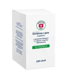 apteczka-abc-kompresy-niejalowe-z-gazy-17-nitkowe-8-warstwowe-75-x-75-cm