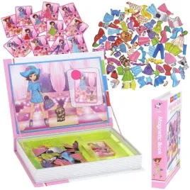 ukladanka-ksiazka-magnetyczna-magnesy-puzzle-klocki-ubieranie-lalki-ubrania