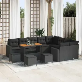 zestaw-sof-na-ogrod-13-pcs-czarny-polirattan