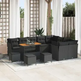 zestaw-sof-na-ogrod-13-pcs-czarny-polirattan