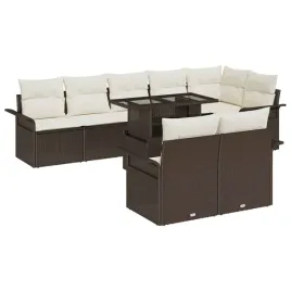 zestaw-sof-na-ogrod-z-poduszka-9-pcs-brazowy-polirattan