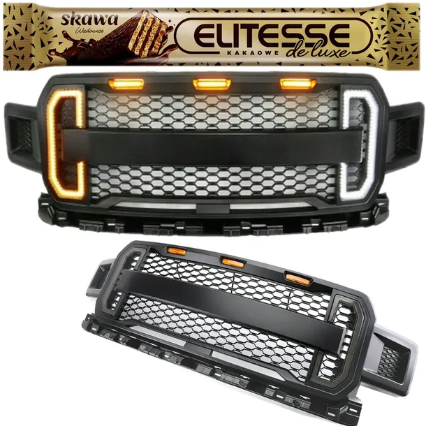 GRILL ATRAPA CHŁODNICY FORD F150 2018-2020 LED DRL
